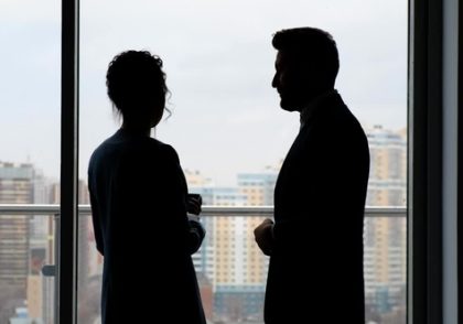 partner woman and man