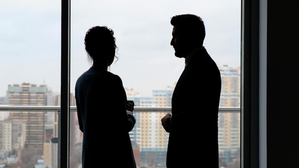 partner woman and man